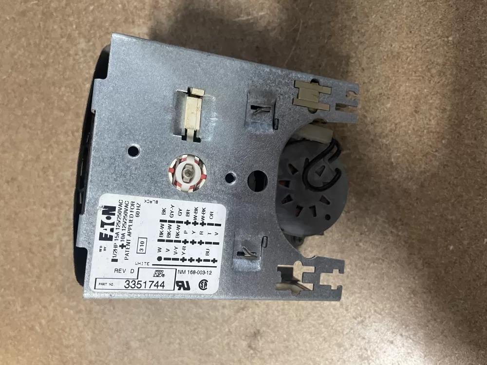 Whirlpool Estate AP6008055 3347714 3351744 3357023 Washer Timer AZ24193 | KM756