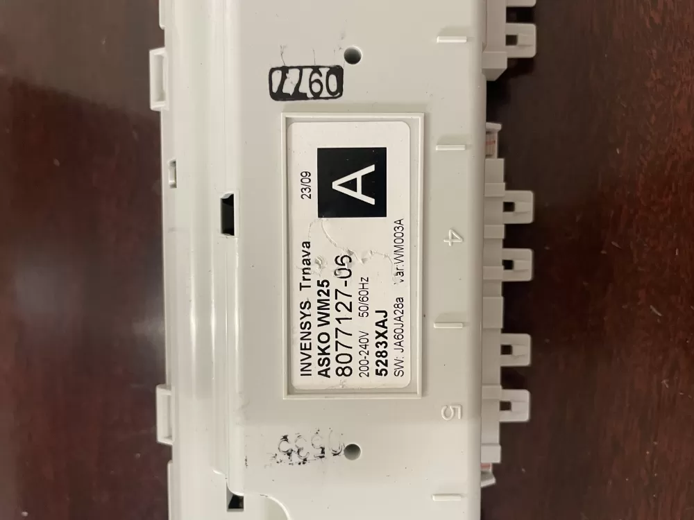 ASKO 8077127-06  807712706   Washer Control Board