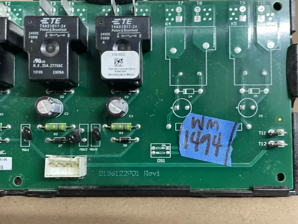 Trane EM Heat Control Board CNT06195 D156120g02 AZ103445 | Wm1494