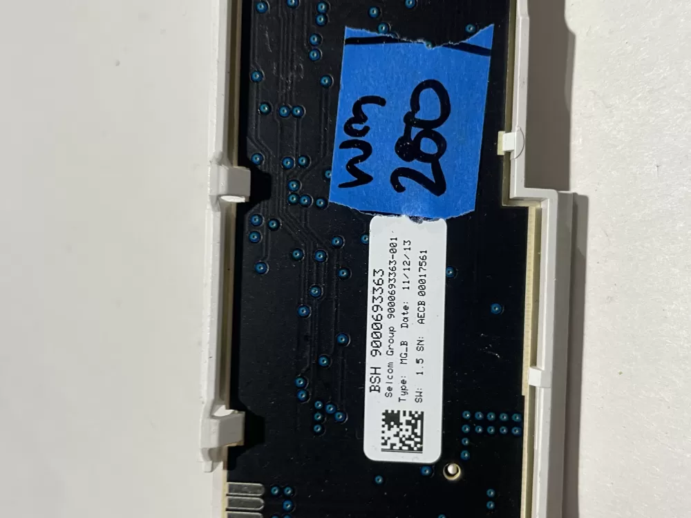 Bosch 9000693363 Dishwasher Control Board AZ124439 | Wm280