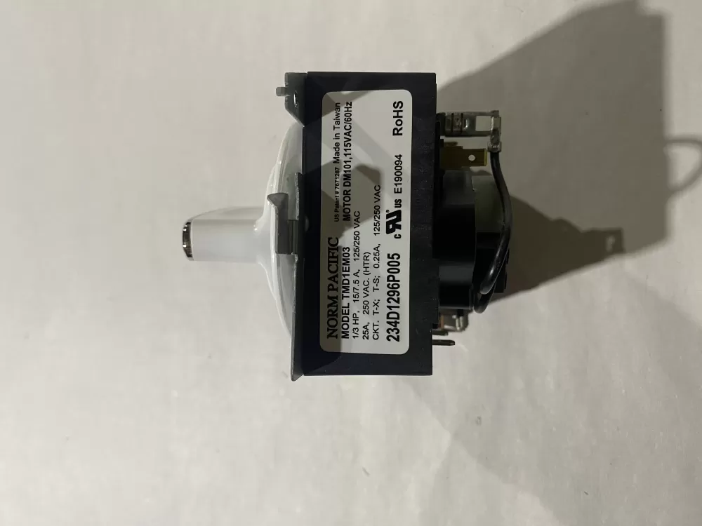 Hotpoint General Electric AP5780508 WE4M364 WE4M533 PS8690648 234D1296P005 Dryer Timer