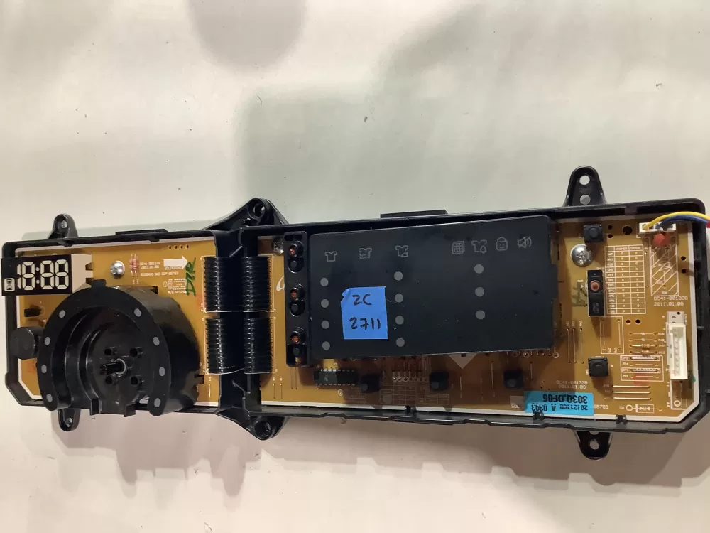 Samsung DC92 00303Q Dryer Control Board AZ183782 | ZC2711