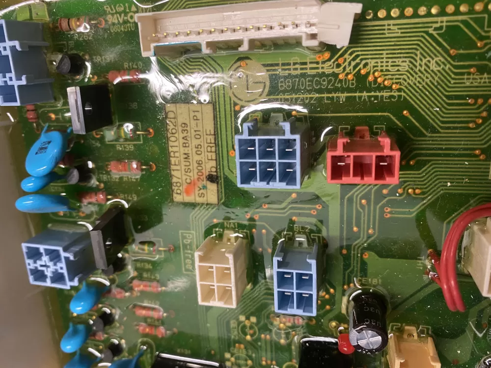 LG Kenmore 6870EC9291C 6871ER1062D Washer Control Board AZ8403 | BKV216