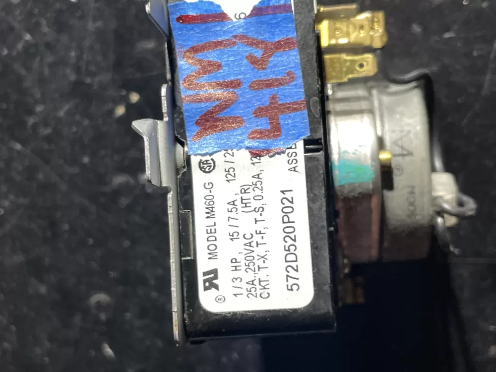 GE 572D520P021 WE4M271 Dryer Timer AZ37814 | Wm418