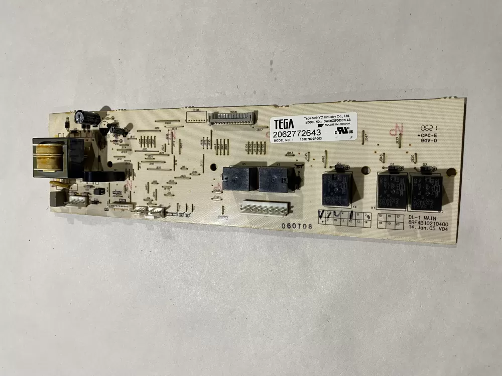 GE Power Dishwasher Control Board 165D7802P003 WD21X10247 AZ157608 | BK1779