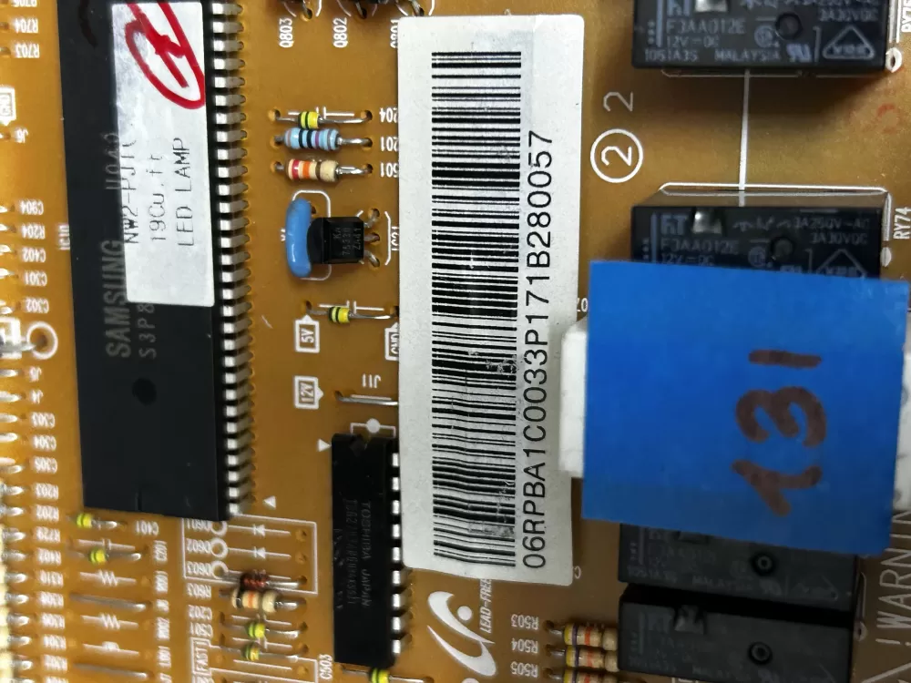 SAMSUNG REFRIGERATOR CONTROL BOARD DA92-00204A AZ182940 | Gl131