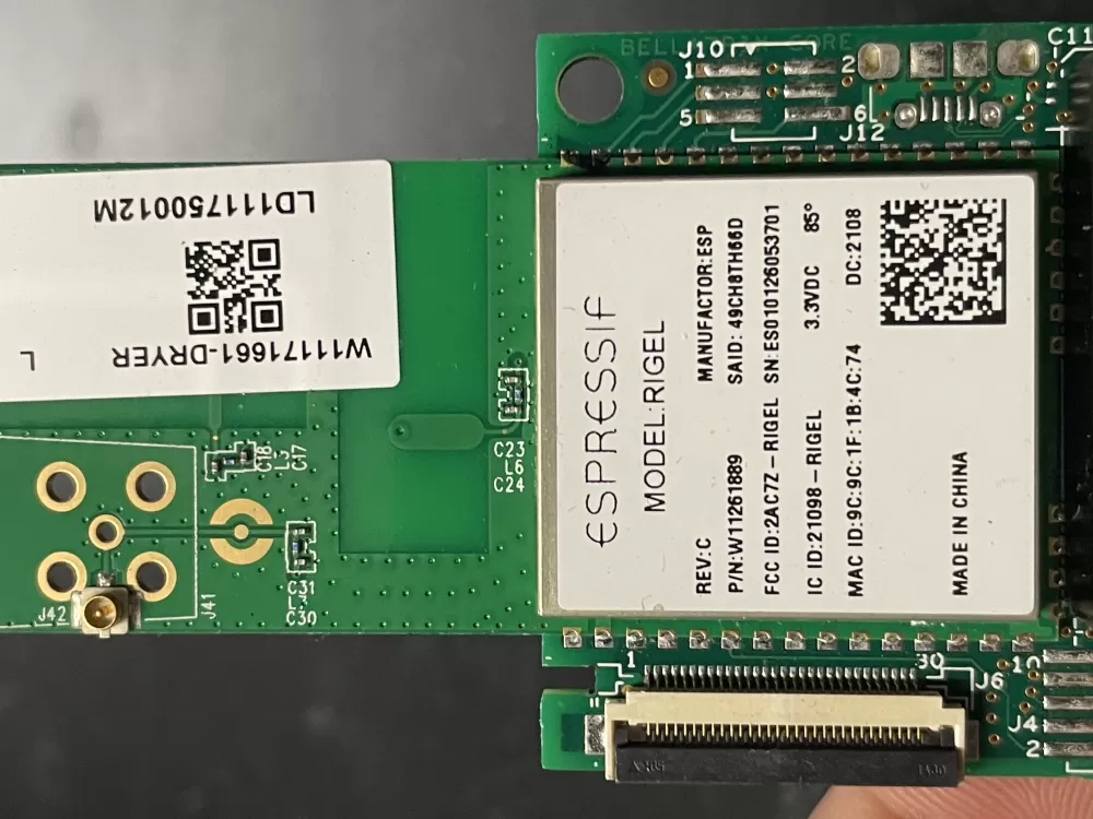 Whirlpool W11261889 W11171661 Dryer Control Board (ra) AZ7642 | Wm1600