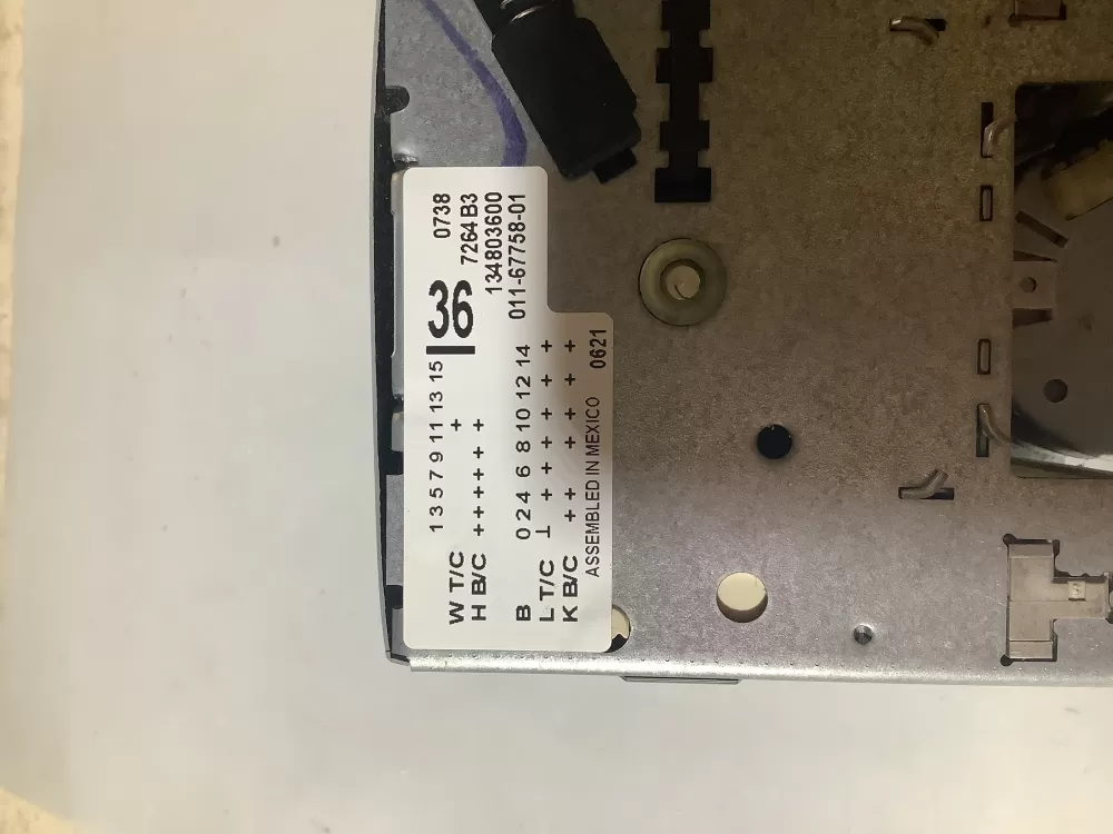 Frigidaire Crosley 134803600 AP3970173 Washer Timer Control AZ113049 | BGV667