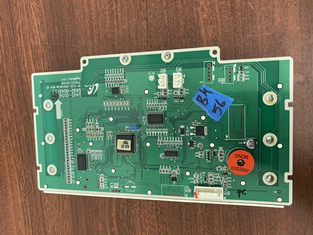 Samsung DA92-00596A Refrigerator Dispenser Control Board AZ37138 | BK56