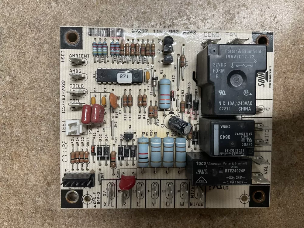 York Coleman 67297 1157 902  Defrost Fits Used Control Board AZ17530 | KM1377