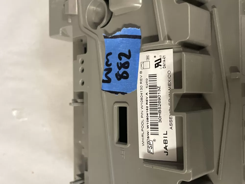 Whirlpool Dishwasher Control Board Part # W10804130 W11025829 AZ214505 | Wm882