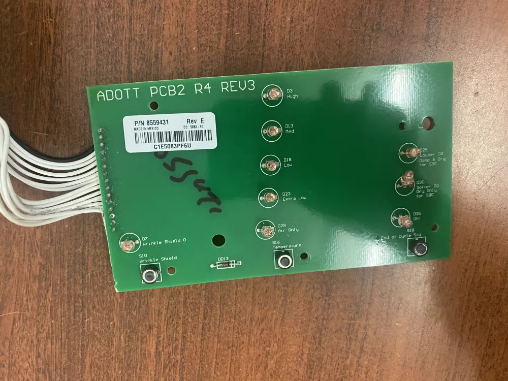 Whirlpool WPW10128437  AP6015409  W10128437  1381598  8559431  3980093  8519389  PS11748687 Dryer Control Board