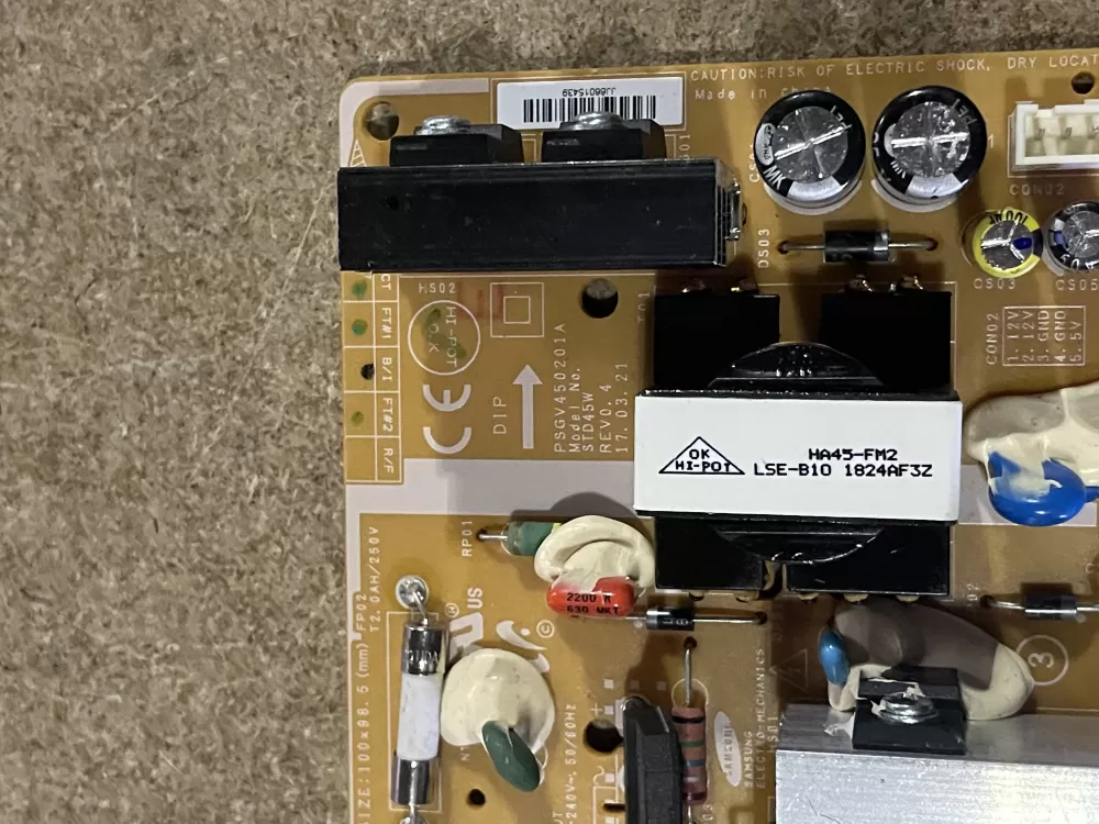 Samsung DA92-00486A Refrigerator Control Board