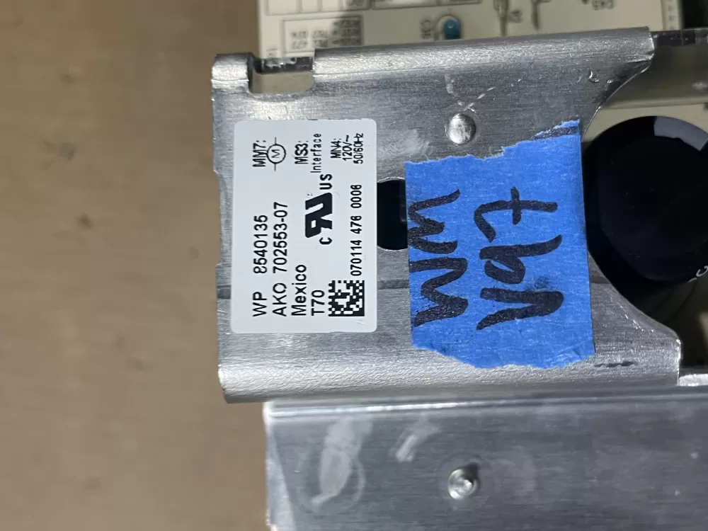 Whirlpool 8540135 8540138 Washer Control Board Motor Mcu AZ92480 | Wmv97