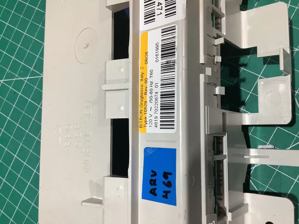 Whirlpool 4619 70220674 01 Washer Control Board CCU AZ184897 | ARV469