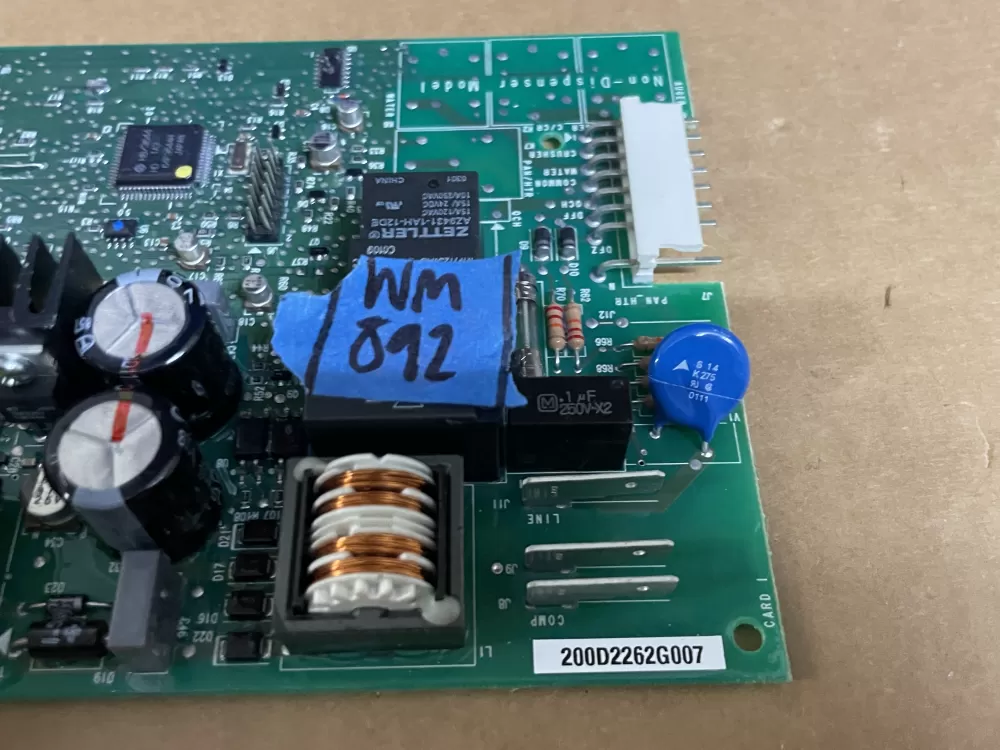 GE 200D2262G007 EBX1005G01 Refrigerator Control Board AZ102489 | Wm892