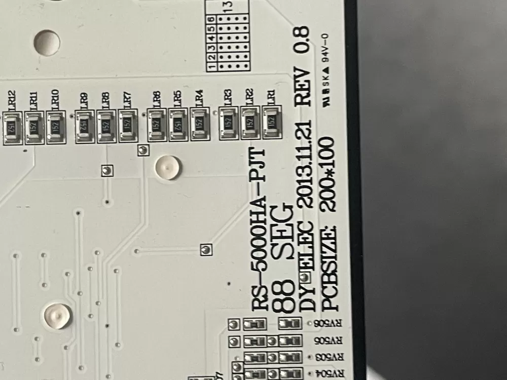 Refrigerator dispenser control board RS-500HA-PJT AZ19360 | WM1067