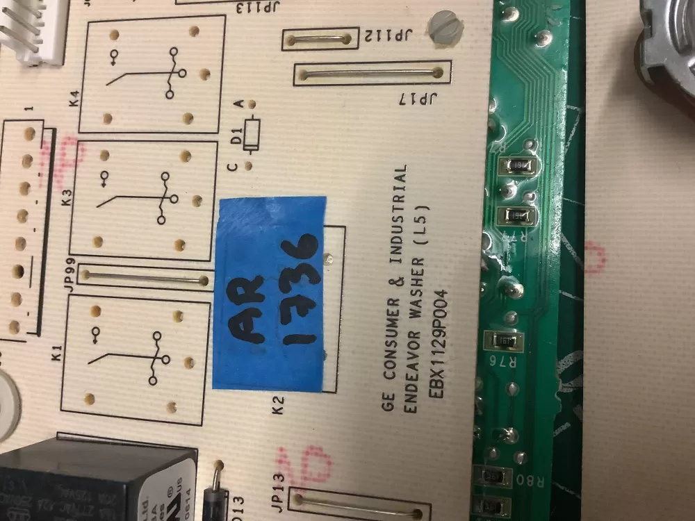GE WH12X10614 175D5261G039 EBX1129P004 Washer Control Board AZ205901 | AR1736