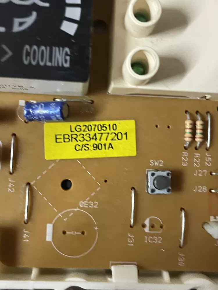 LG EAX32221201 EBR33477201 Dryer Control Board AZ43713 | Wm1493