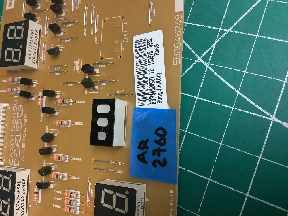 LG EBR64624901 Range Control Board AZ207410 | AR2760