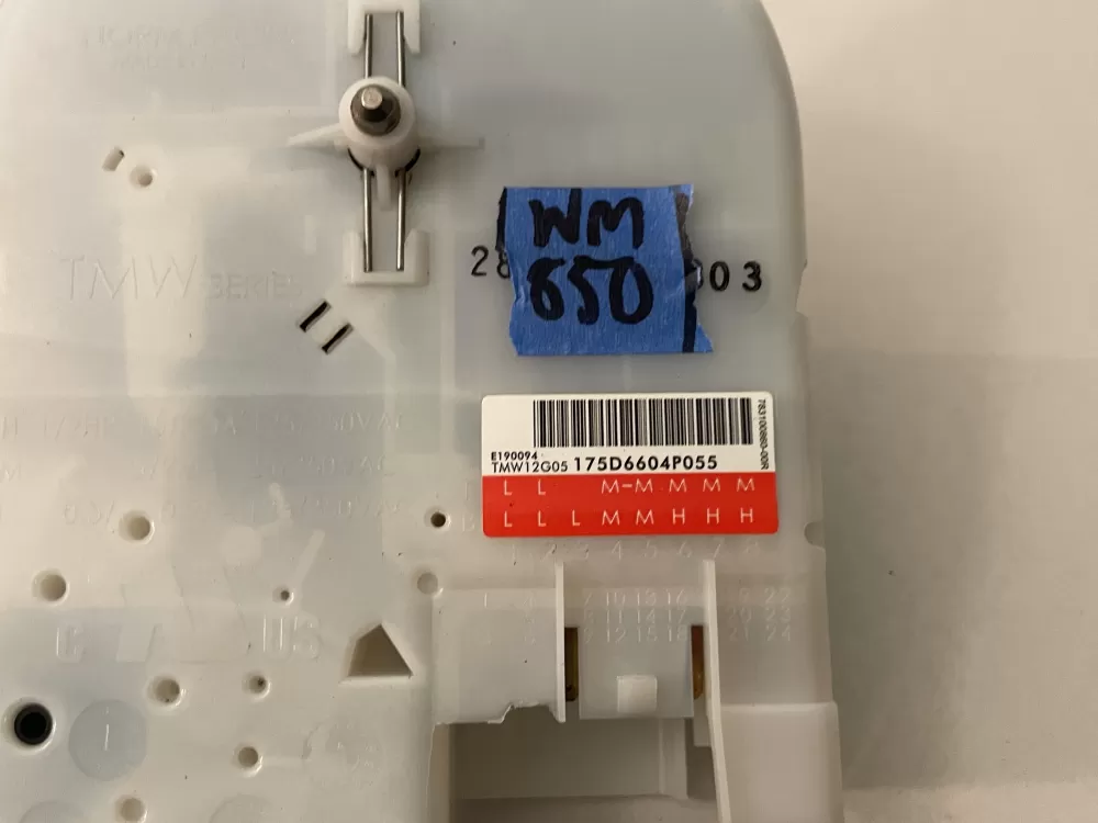 GE 175D6604P055 WH45X22698 Washer Timer AZ104415 | Wm850