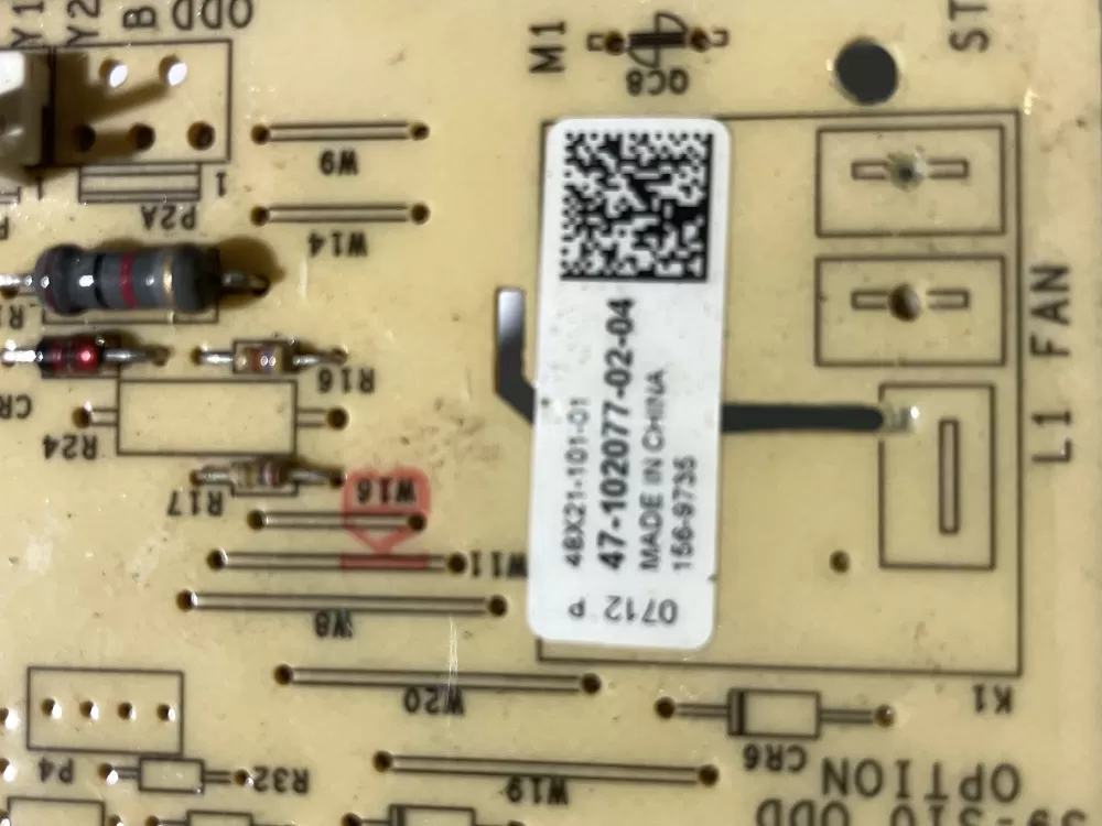 Rheem Air Handler Control Board 47-102077-02-04 156-9735 AZ110058 | Wm200