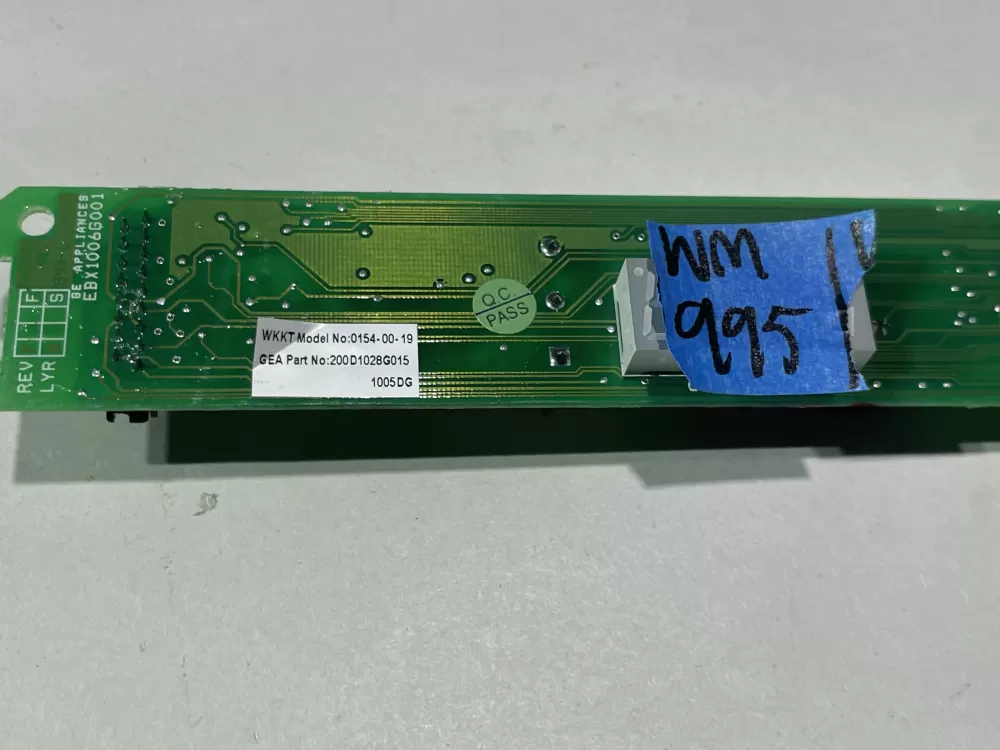 GE Refrigerator Display Control Board AZ141795 | Wm995