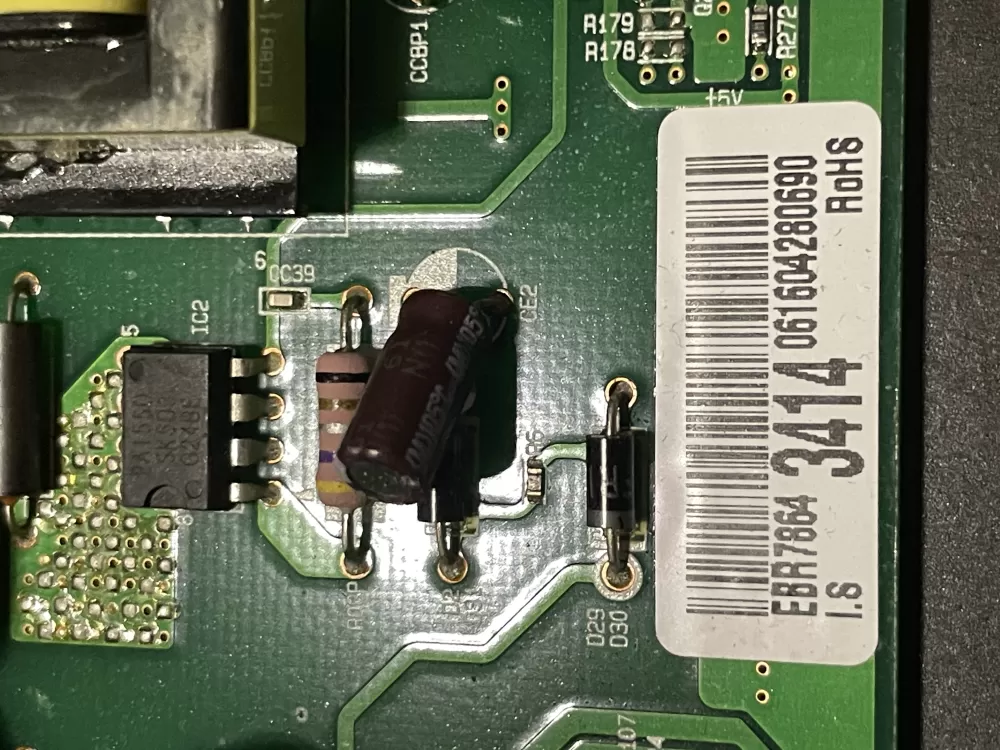 LG EBR78643414 EBR84433501 PS12581460 Refrigerator Control Board AZ29223 | WM182