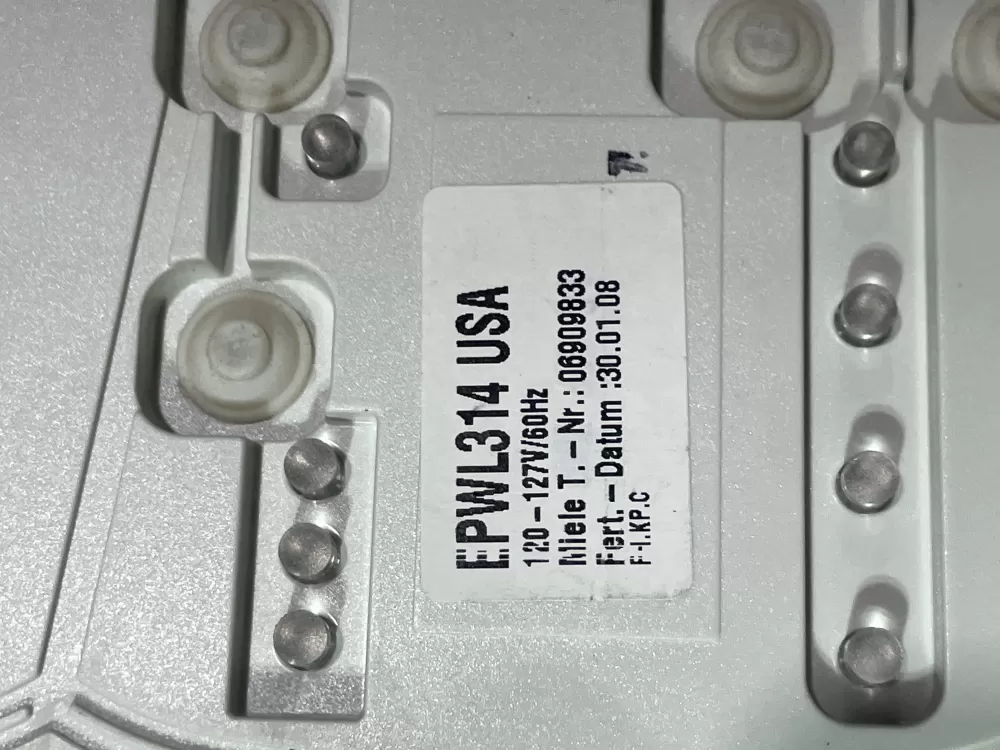 Miele EPWL314 06909833 Dryer control board AZ141832 | Wmv282