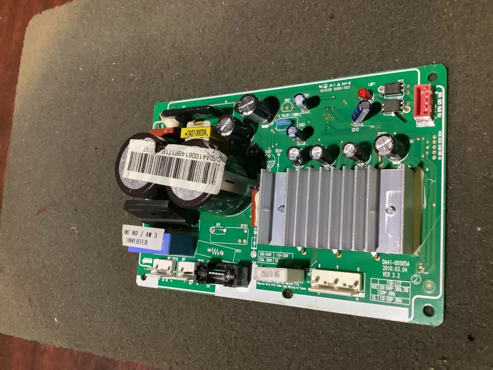Samsung DA41 00585A 00614B Refrigerator Control Board Inverter AZ124624 | NR2260