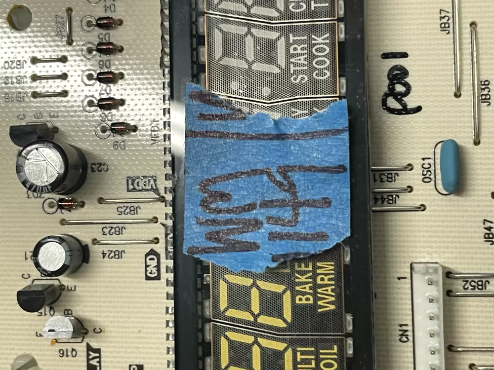 GE 191D3849P001 Wb27t10500 Microwave Control Board AZ21541 | WM1149
