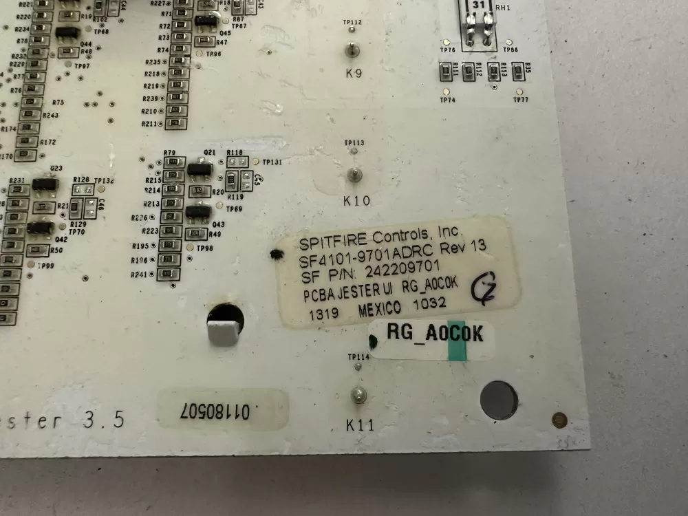 Frigidaire Electrolux 242209701 Refrigerator Control Board AZ1899 | NT468