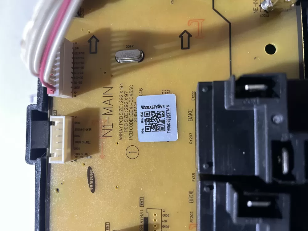 Samsung DE92-03761B Oven Control Board AZ227890 | Wmv499
