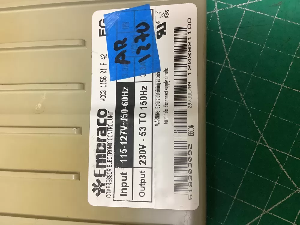 Refrgerator Inverter 200D5948P008 AZ227083 | AR1271