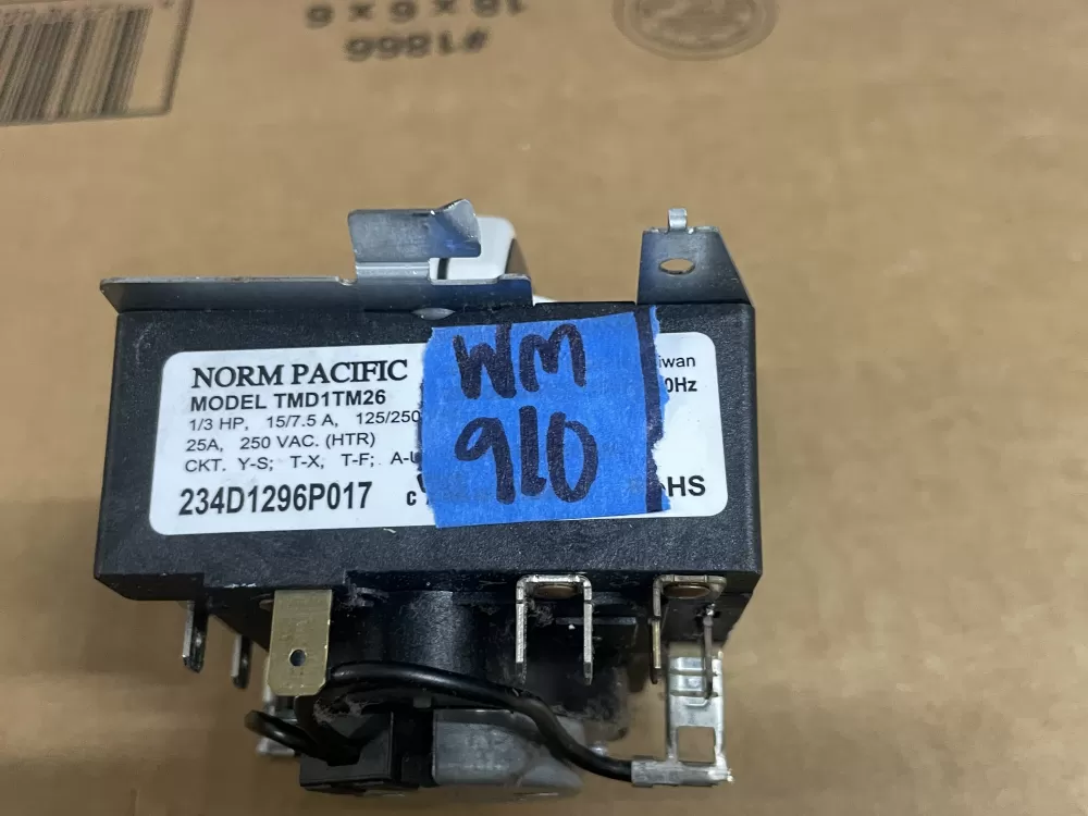 Kenmore General Electric WE4M521 WE04X22654 Dryer Timer AZ101797 | Wm910