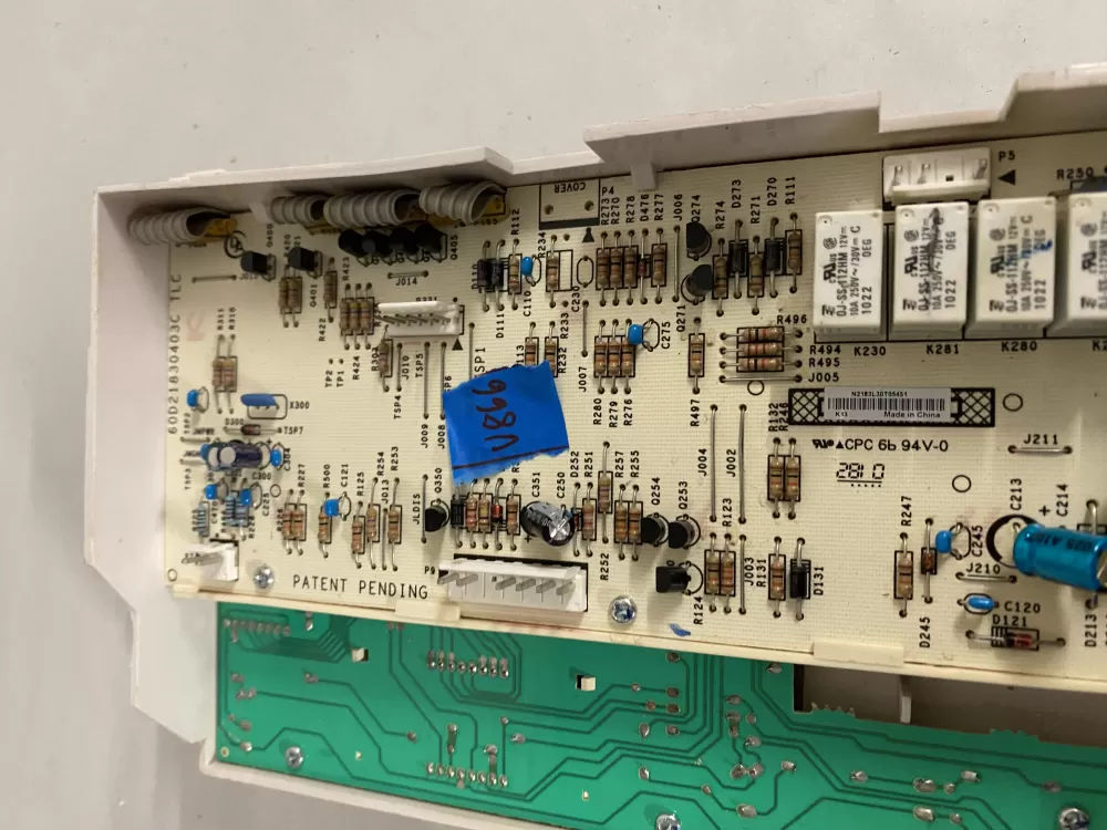 GE 00N21830301 WH12X10457 Washer Control Board AZ188419 | BKV866