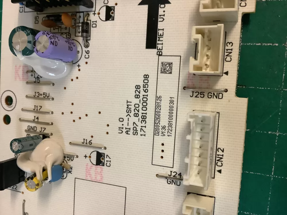 Midea 17238100000301 17138100016508 Washer Control Board AZ227996 | NR507