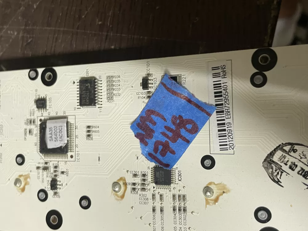 LG EBR72955401 Refrigerator Control Board AZ42825 | Wm1748