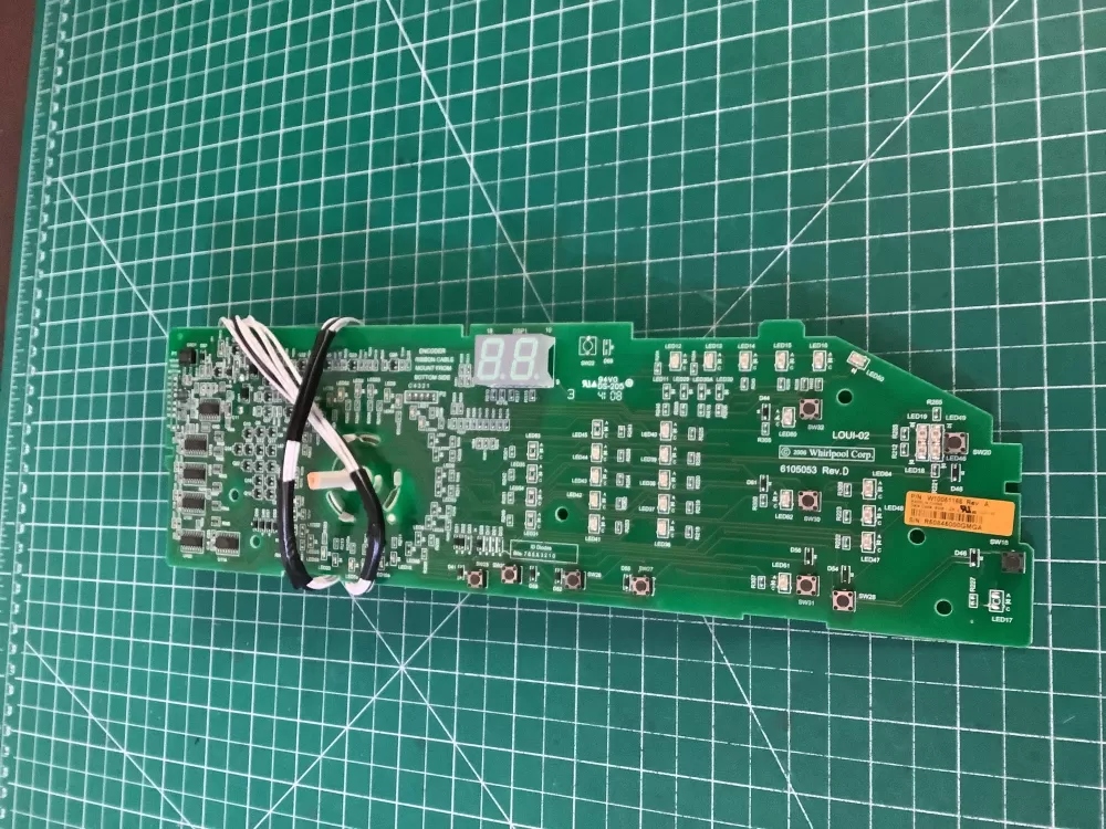 Whirlpool W10051166 Dryer Control Board