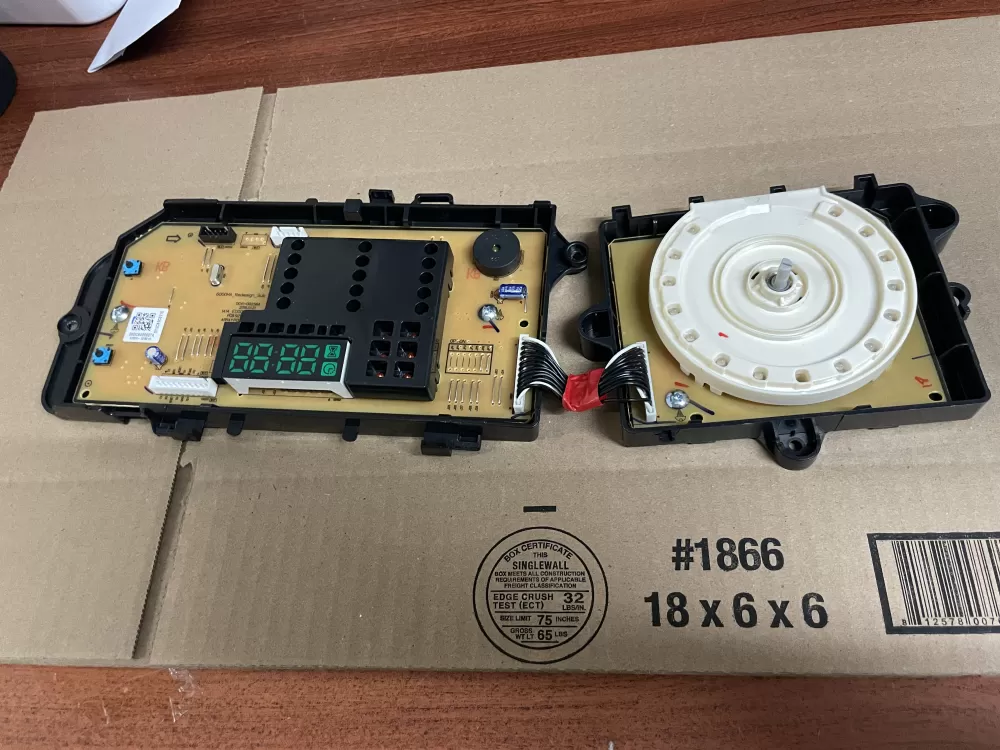 Samsung DC92-01802L Washer Control Board UI Display PCB