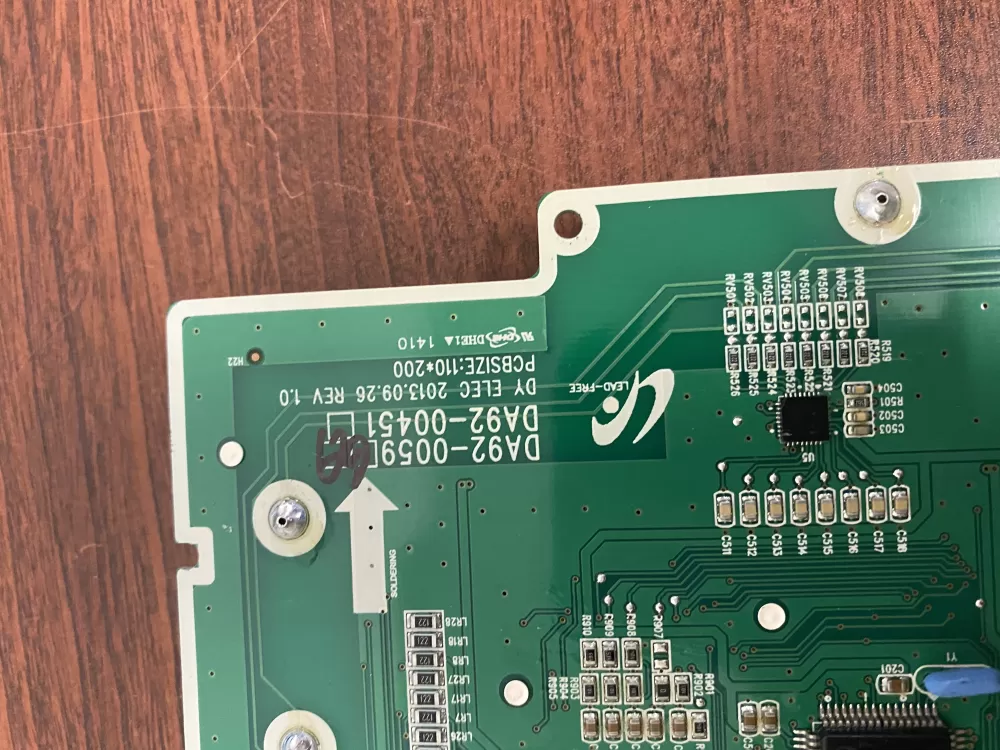 Samsung DA92-00596A Refrigerator Dispenser Control Board AZ37138 | BK56