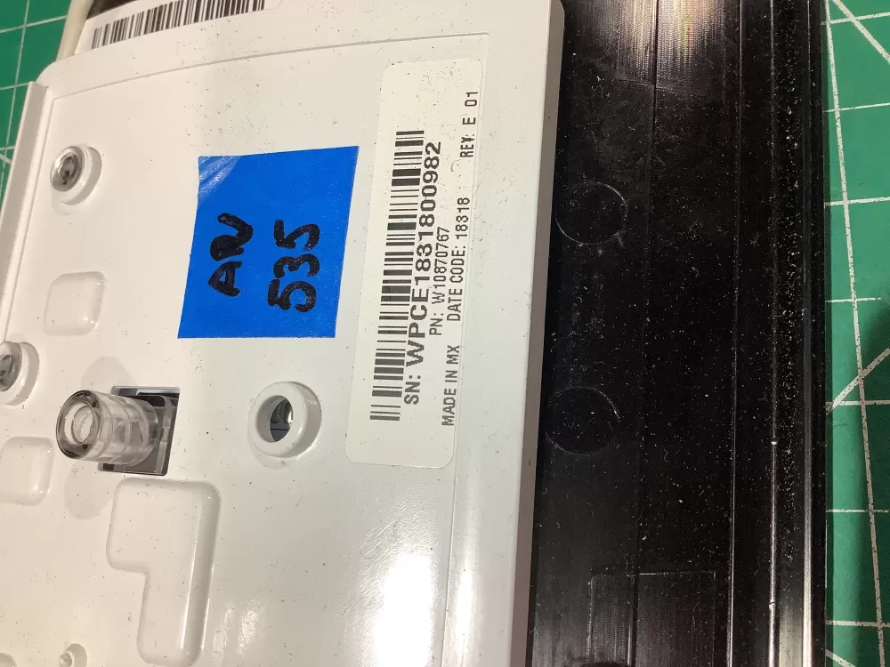 Whirlpool W10507937 Washer Control Board Console Interface AZ185540 | AV535