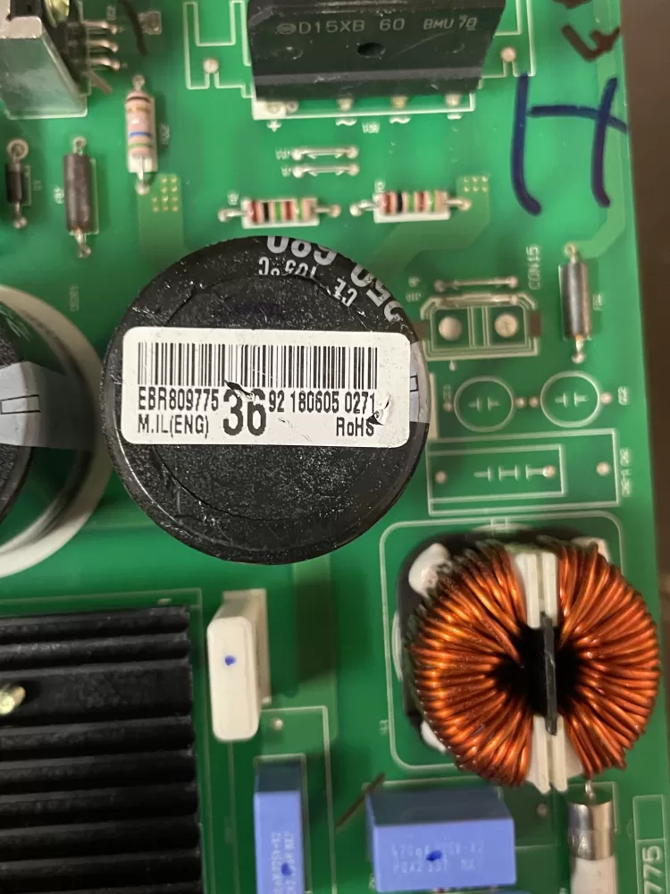 LG EBR80977536 Refrigerator Control Board AZ39849 | Wmv395