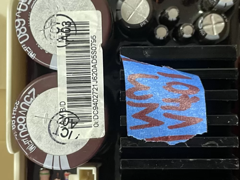 Samsung DC94 02721A Washer Control Board Main AZ40702 | Wmv401