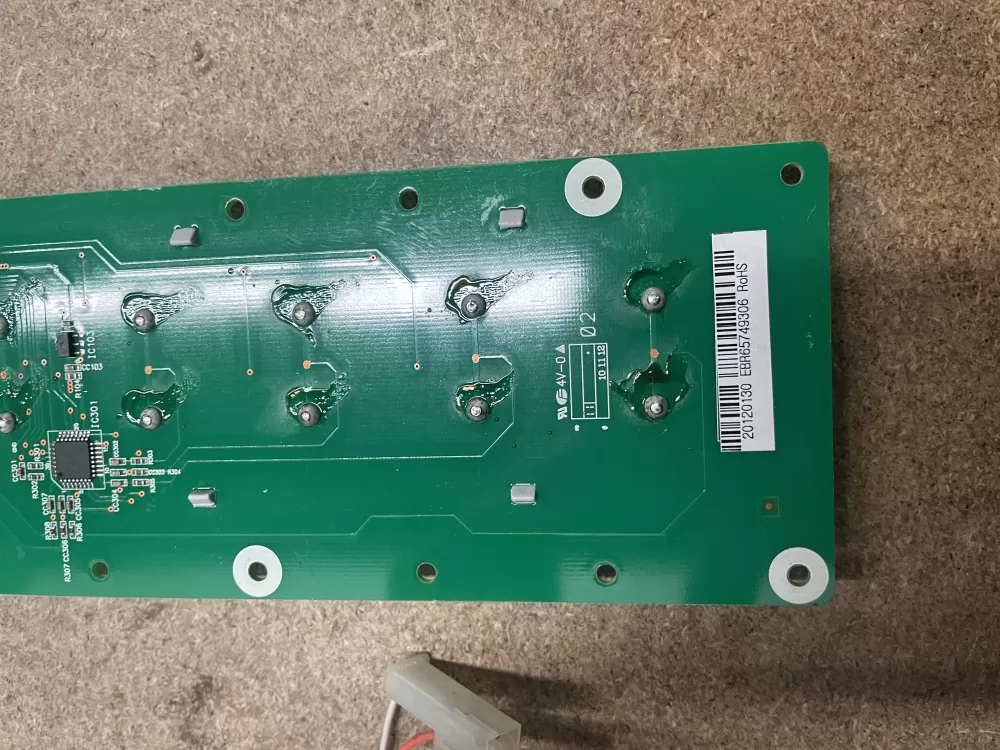 LG EBR65749306 Refrigerator Control Board Display Dispenser AZ23592 | KM1157