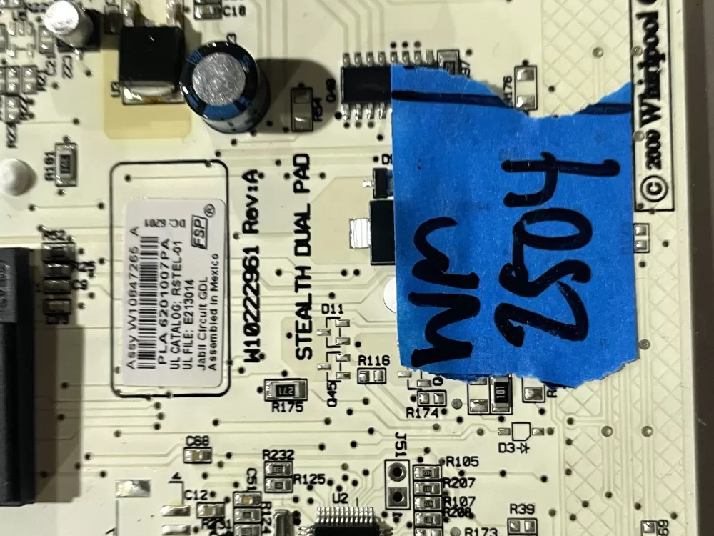 Whirlpool W10847265 w10222961 interface control board AZ184251 | Wm2504