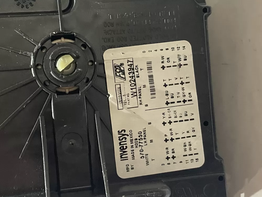 Maytag AP6017636 W10243947 WPW10243947 Washer Timer AZ209175 | KM491