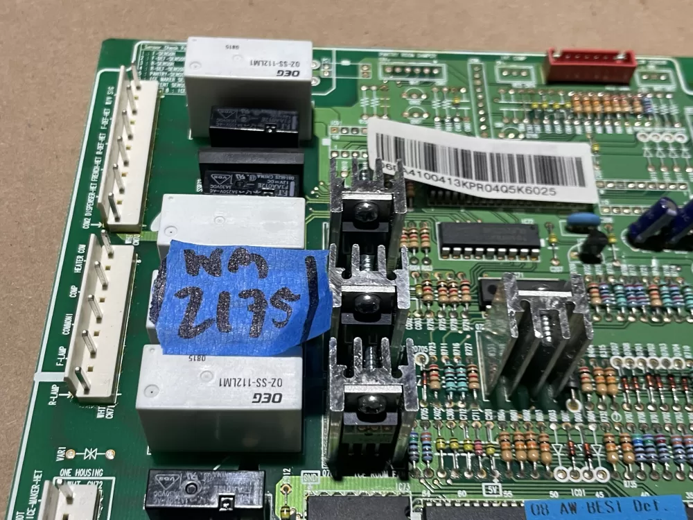Samsung DA41 00413K Refrigerator Control Board AZ117772 | Wm2175
