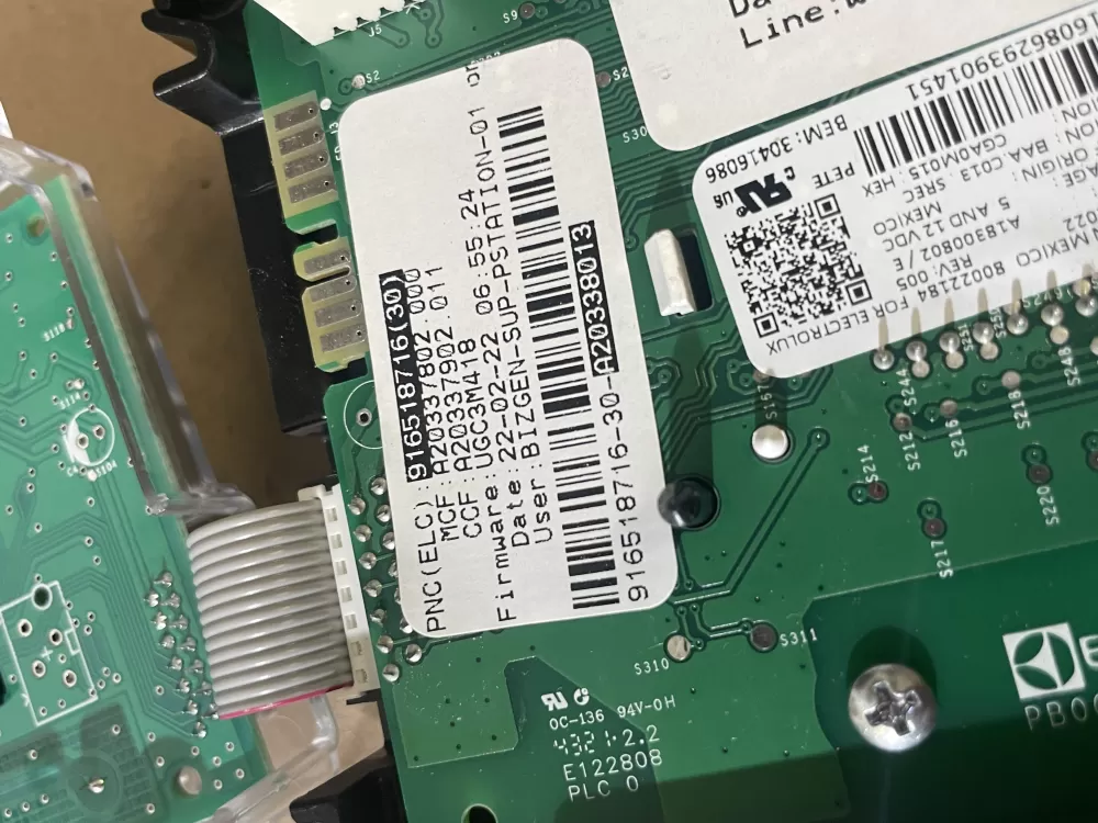 Electrolux 916518716 30 Dryer Control Board And Panel AZ96194 | Wm1907