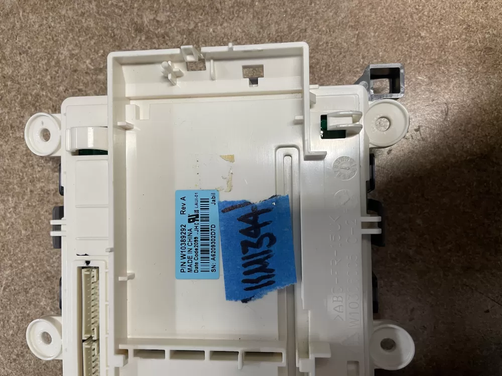 Whirlpool W10389292 Dryer User Interface Display Control Board AZ9279 | KM1141
